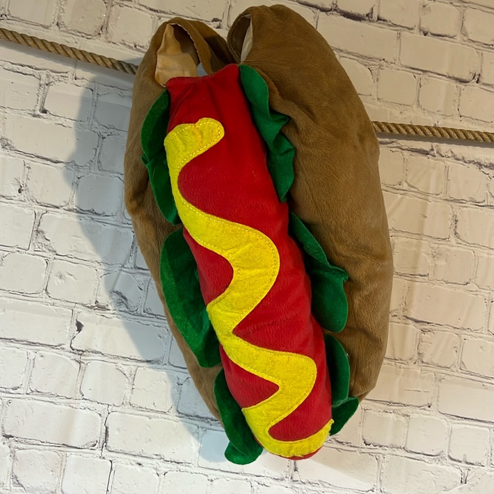 Hot Dog costume in excellent like new condition for dogs. Halloween